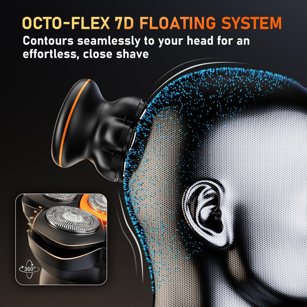 MAXGROOM IPX6 waterproof shaver under shower for wet-dry grooming