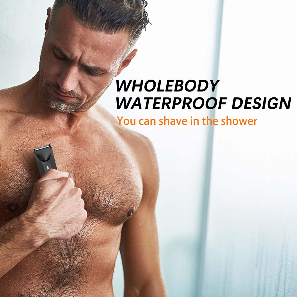 MAXGROOM IPX7 waterproof trimmer ready for wet or dry use