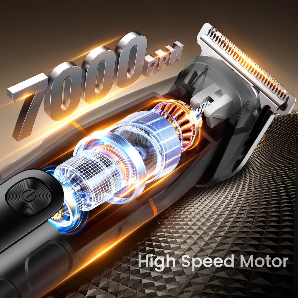 MAXGROOM LED display shows battery status for convenient charging reminders