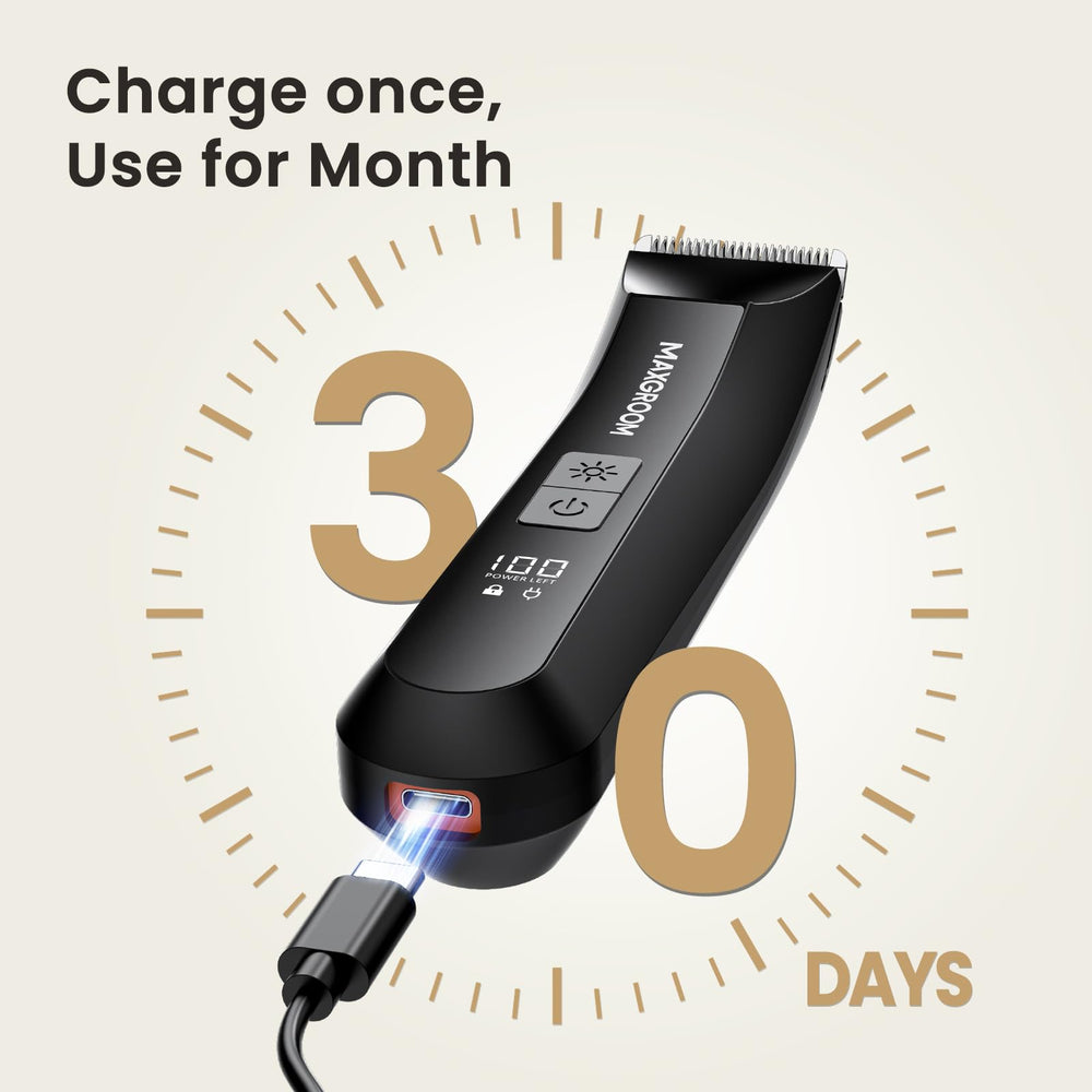 MAXGROOM USB-C rechargeable battery offers long cordless grooming sessions