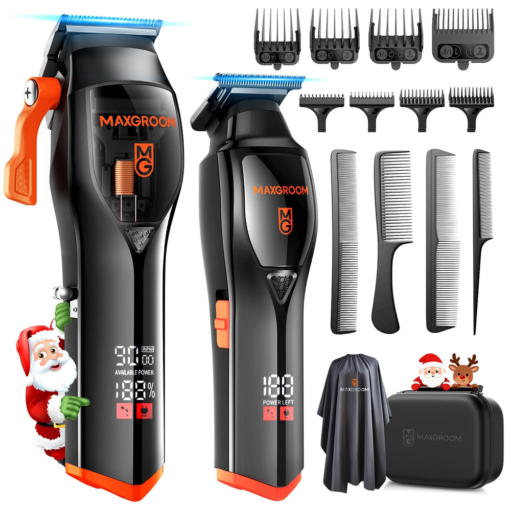 MAXGROOM professional clippers 9000rpm motor for powerful smooth cuts