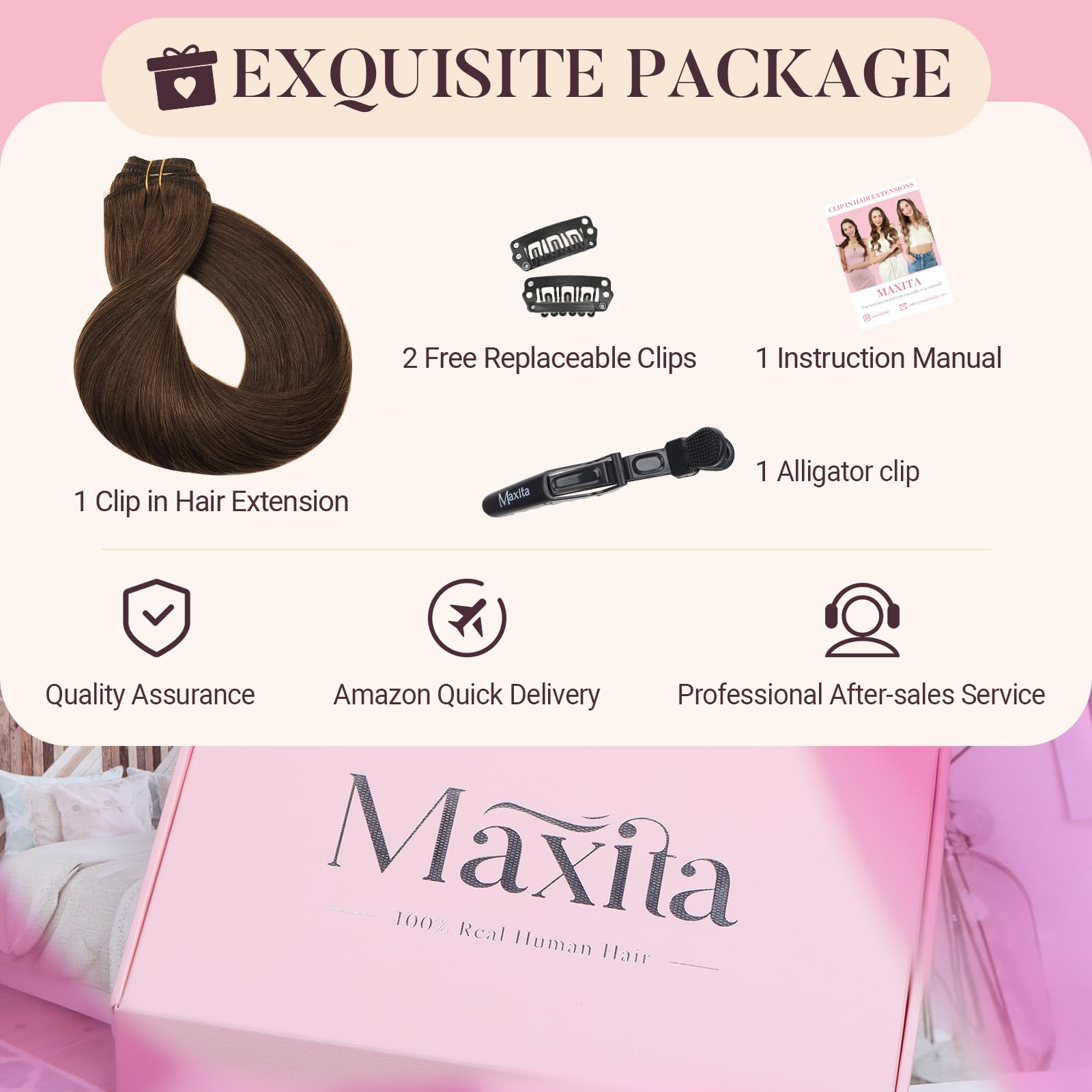 MAXITA quick-wear design enables 8-10 minute application