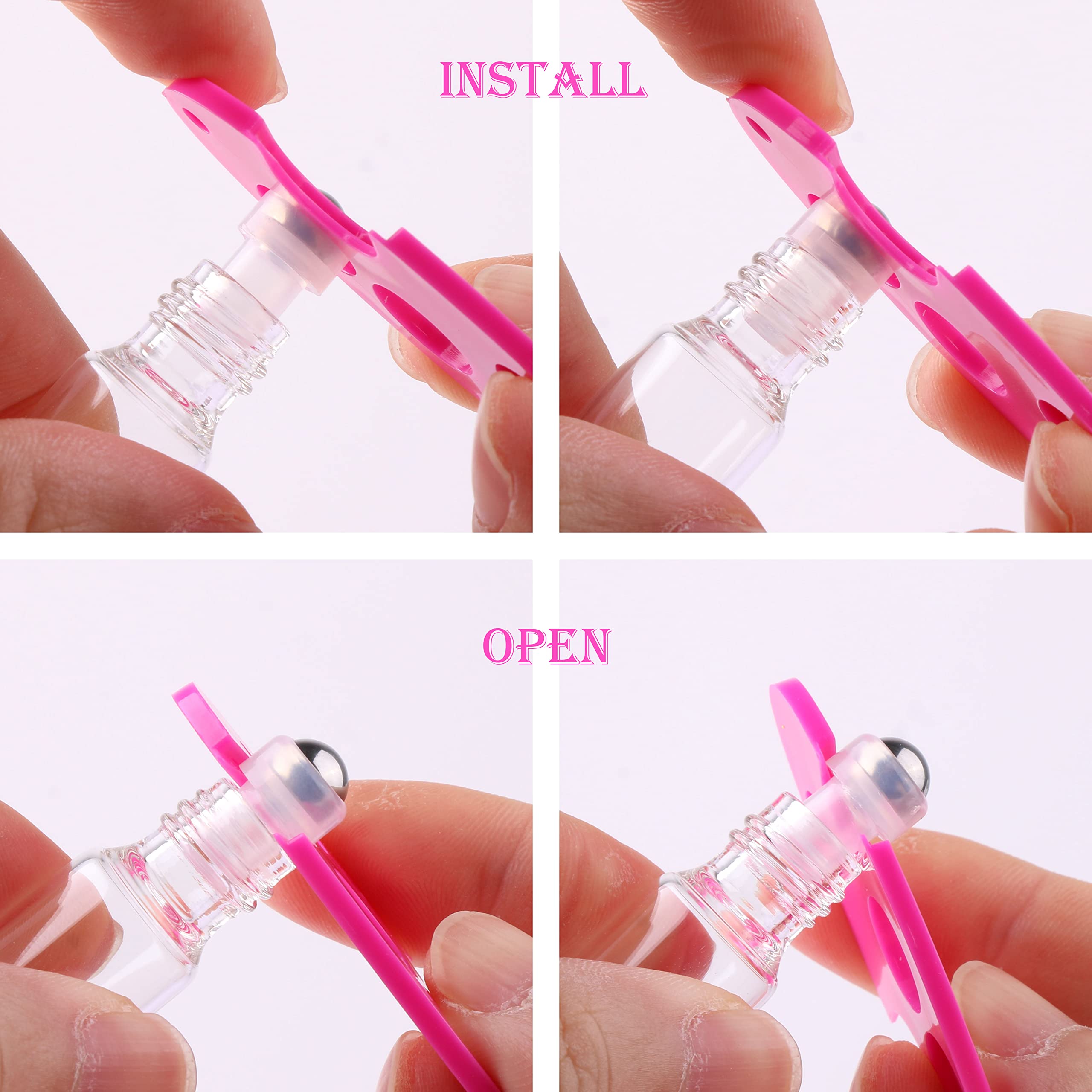 MaxMau 5ml clear glass bottle ideal for travel-friendly aromatherapy.