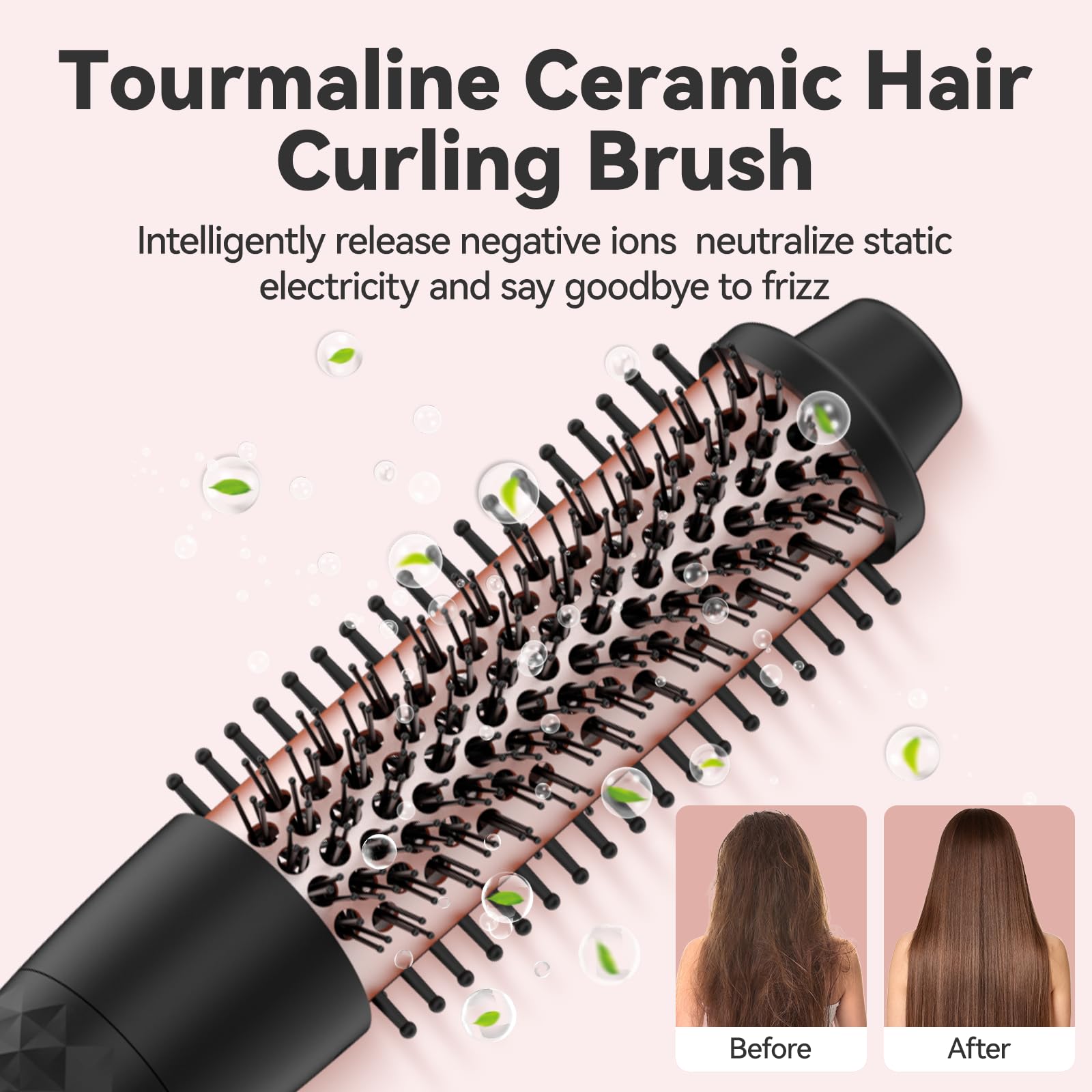 MAX-T barrel 1.25inch creates soft, loose curls with natural bounce.