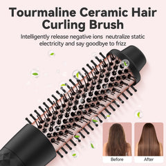 MAX-T barrel 1.25inch creates soft, loose curls with natural bounce.