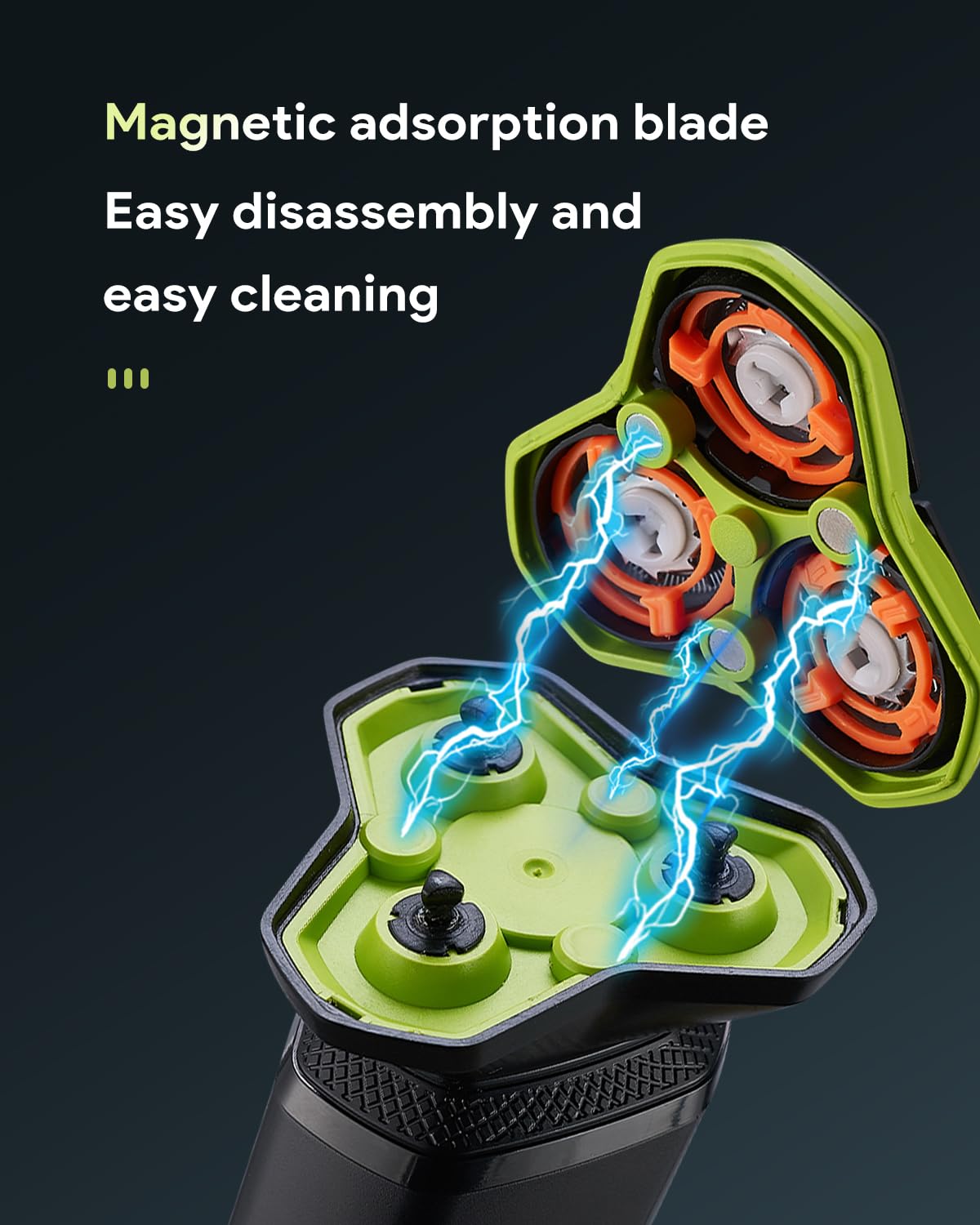MAXWISDOM razor contours to your jaw and chin for consistent comfort.