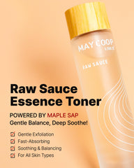 MAY COOP Moisture Essence Toner application demonstrates fast-absorbing hydration without greasiness.