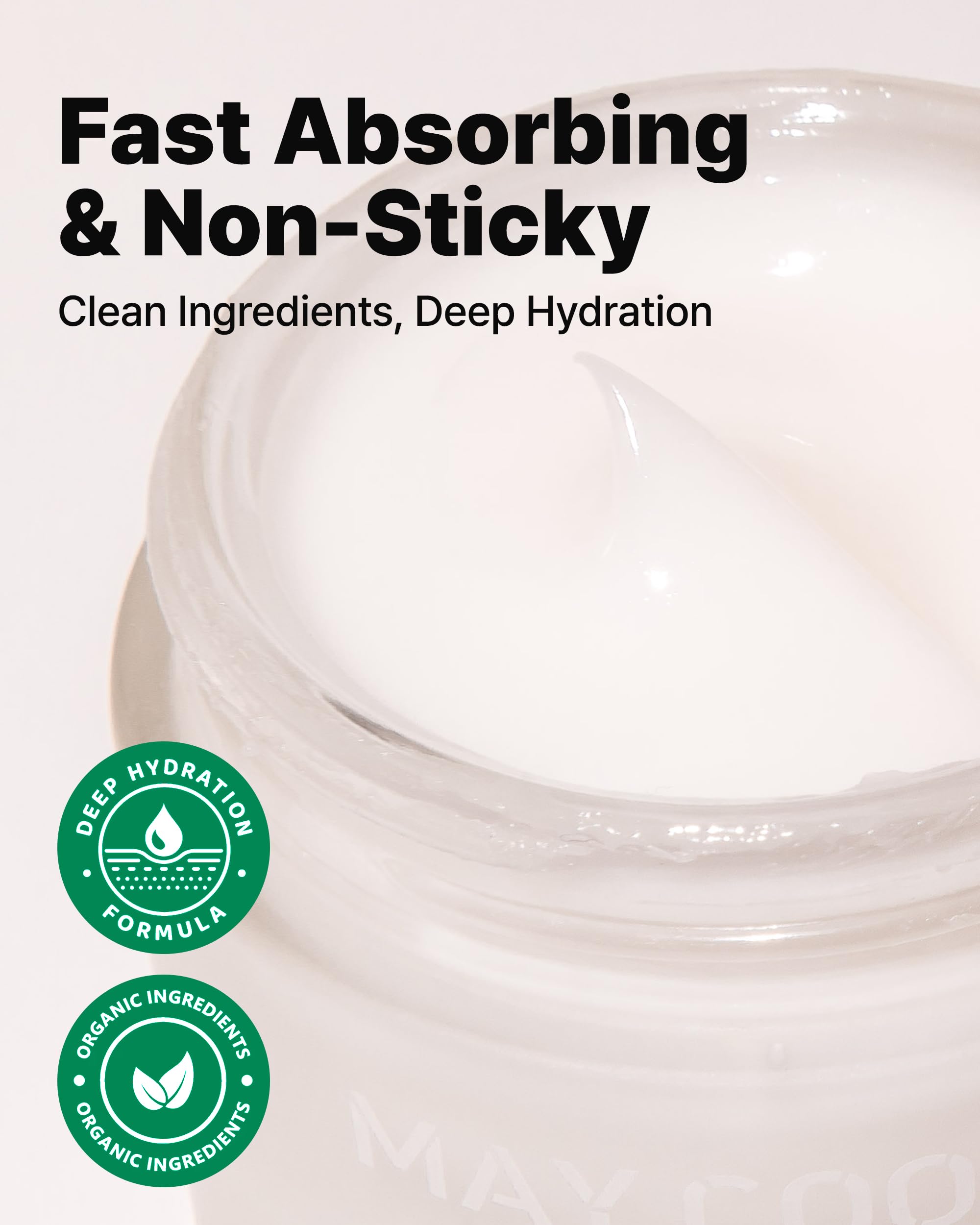 MAY COOP Raw Moisturizer application on face for smooth finish