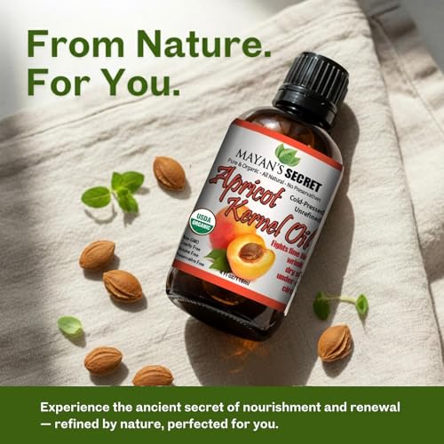 Mayan’s Secret apricot oil used in facial care as lightweight moisturizer