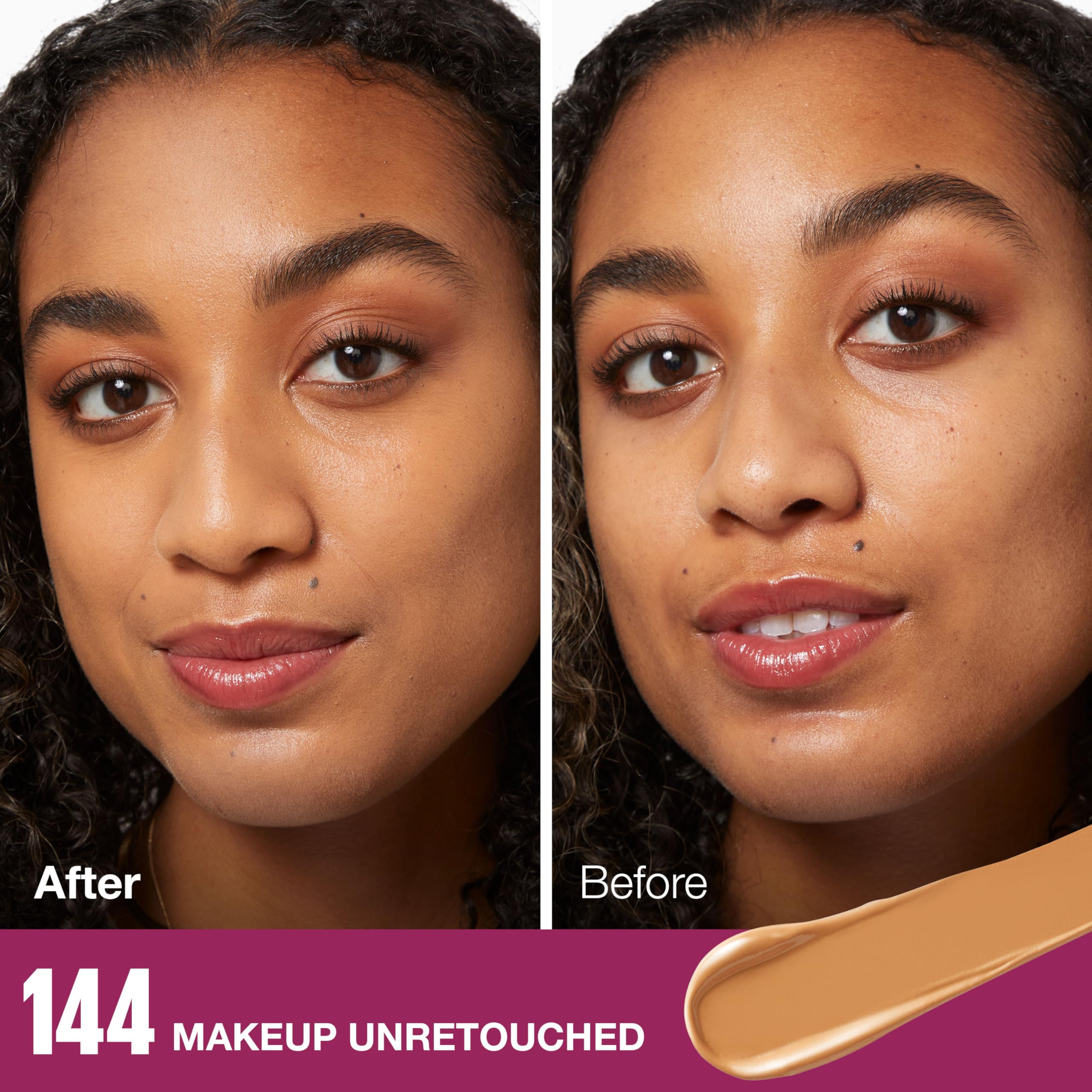 Maybelline age rewind concealer application tip image shows multi-use contour and highlight possibilities.