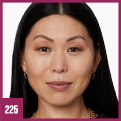 Maybelline Age Rewind foundation swatch in medium shade for natural blur and blend.