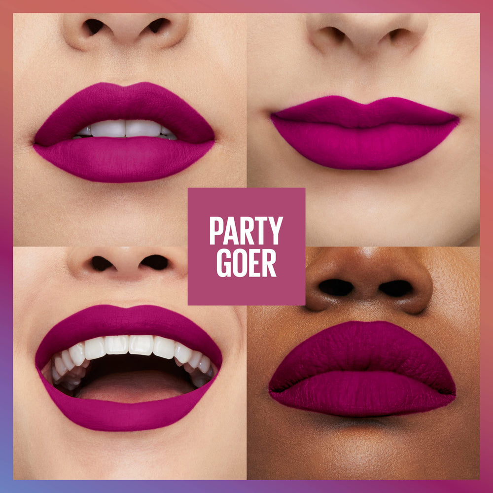 Birthday edition packaging for Maybelline Super Stay Matte Ink