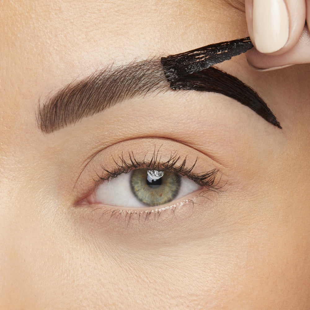 Maybelline Brow Tattoo waterproof and transfer-proof formula.