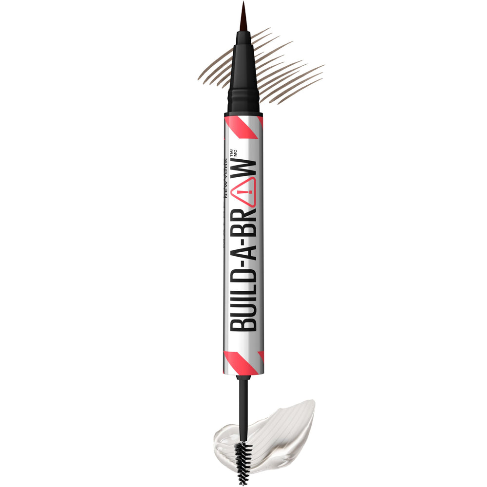 Maybelline Build-A-Brow pen with hair-like strokes for natural fullness.