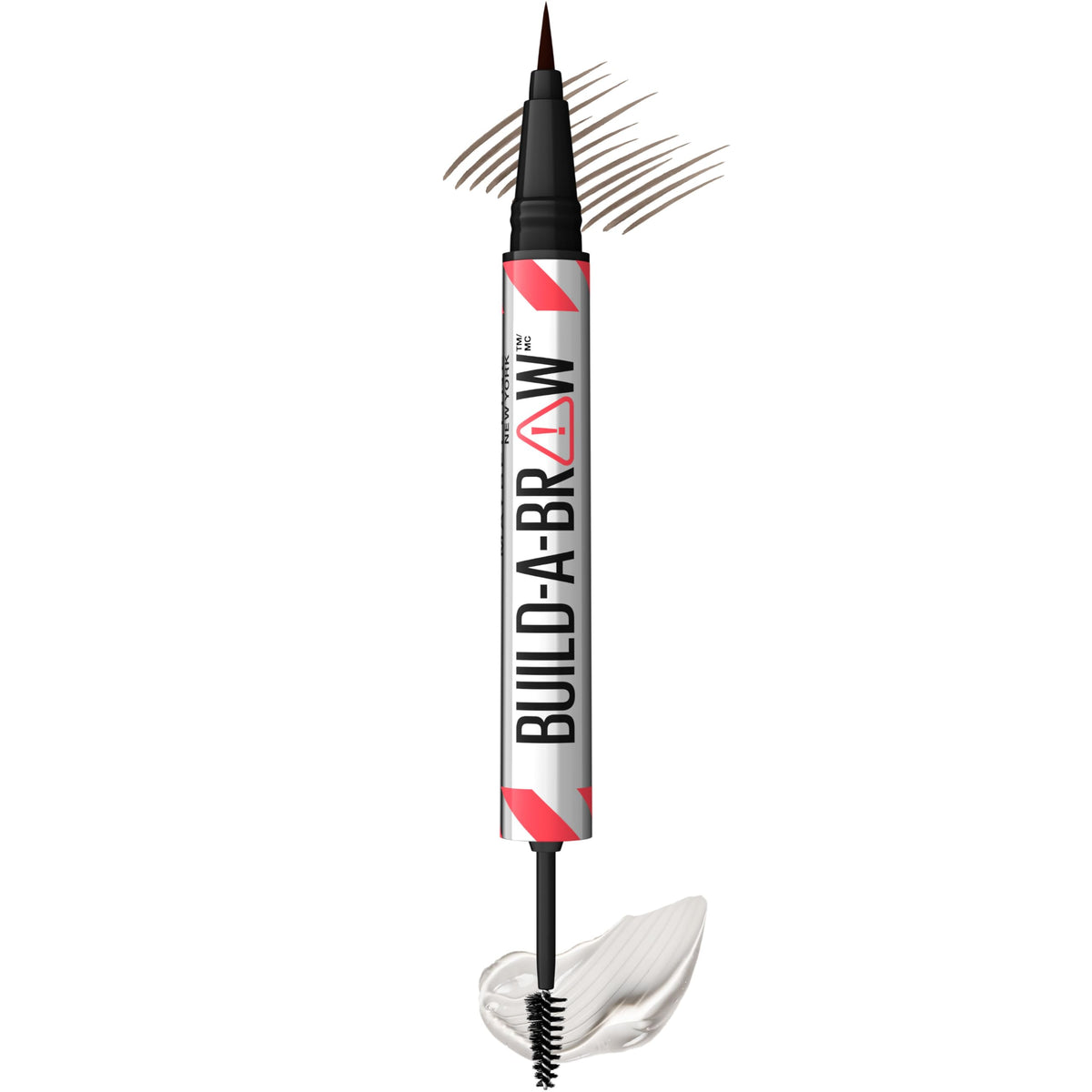 Maybelline Build-A-Brow pen with hair-like strokes for natural fullness.