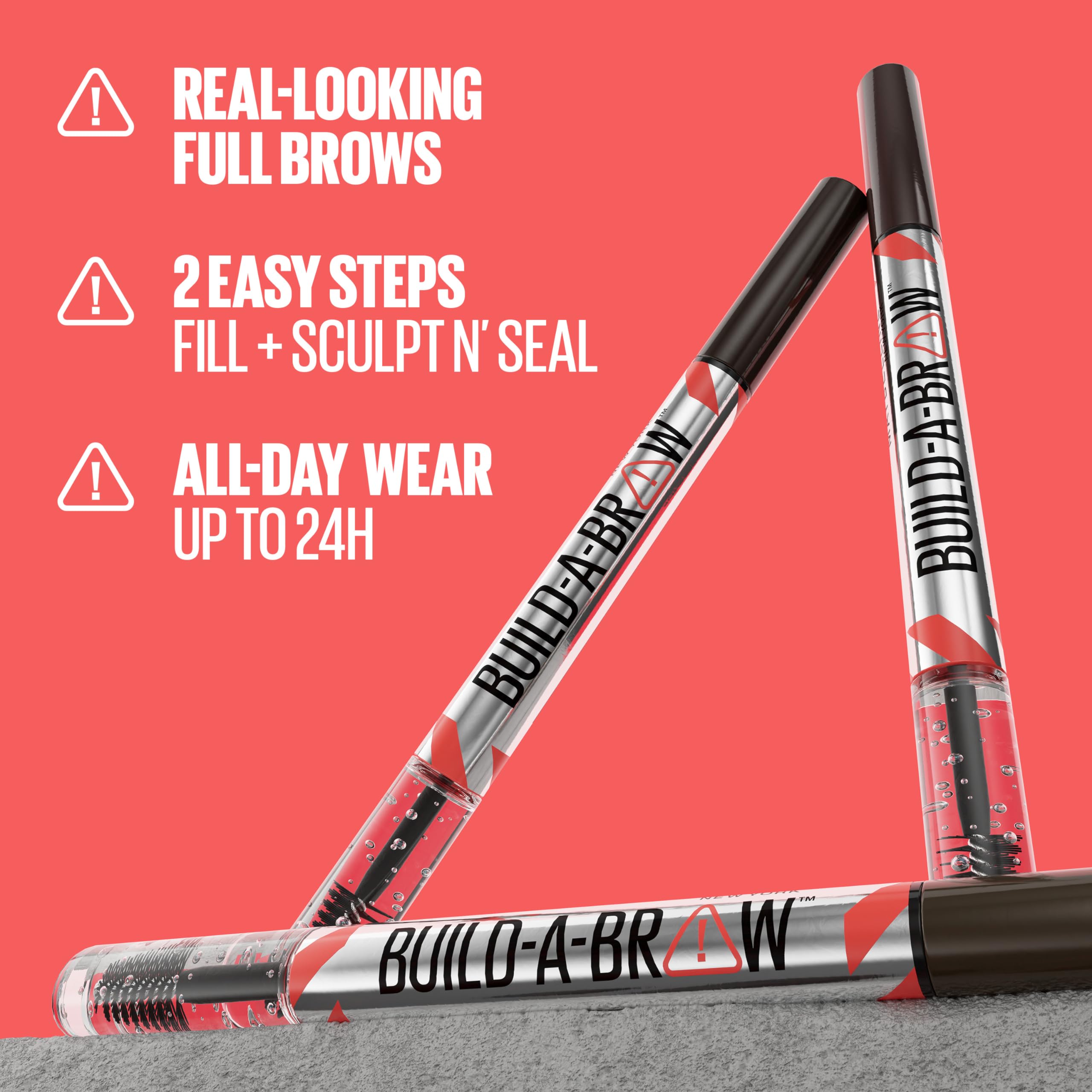 Maybelline Build-A-Brow comes in six shades for diverse brows.
