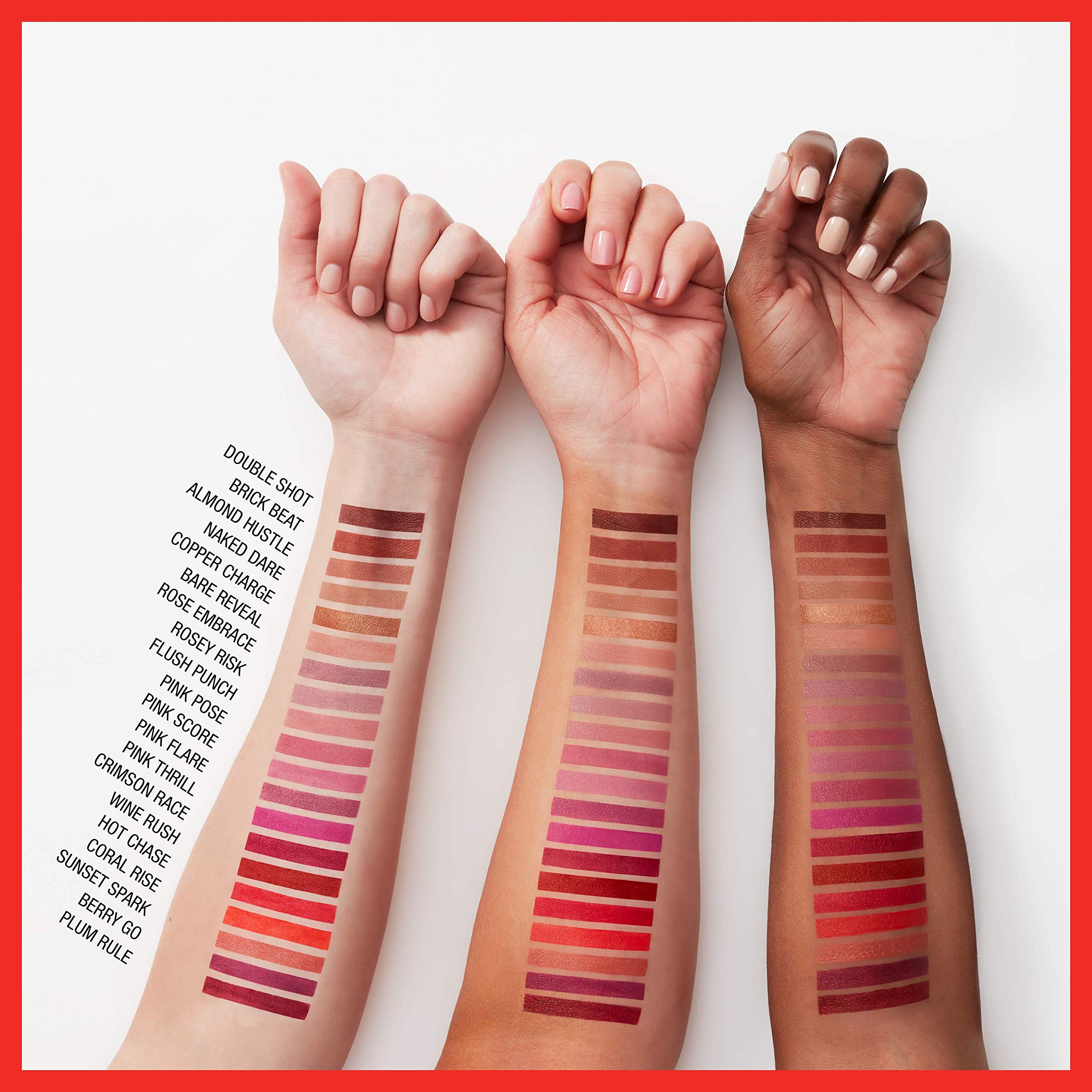 Nude shade on lips highlights everyday wearable look with Maybelline Color Sensational.