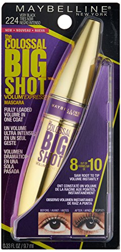 Maybelline Colossal Big Shot wand shows wavy bristles cradle lashes