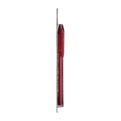 Maybelline Expert Eyes waterproof formula icon on pencil packaging with smudge-free reminder
