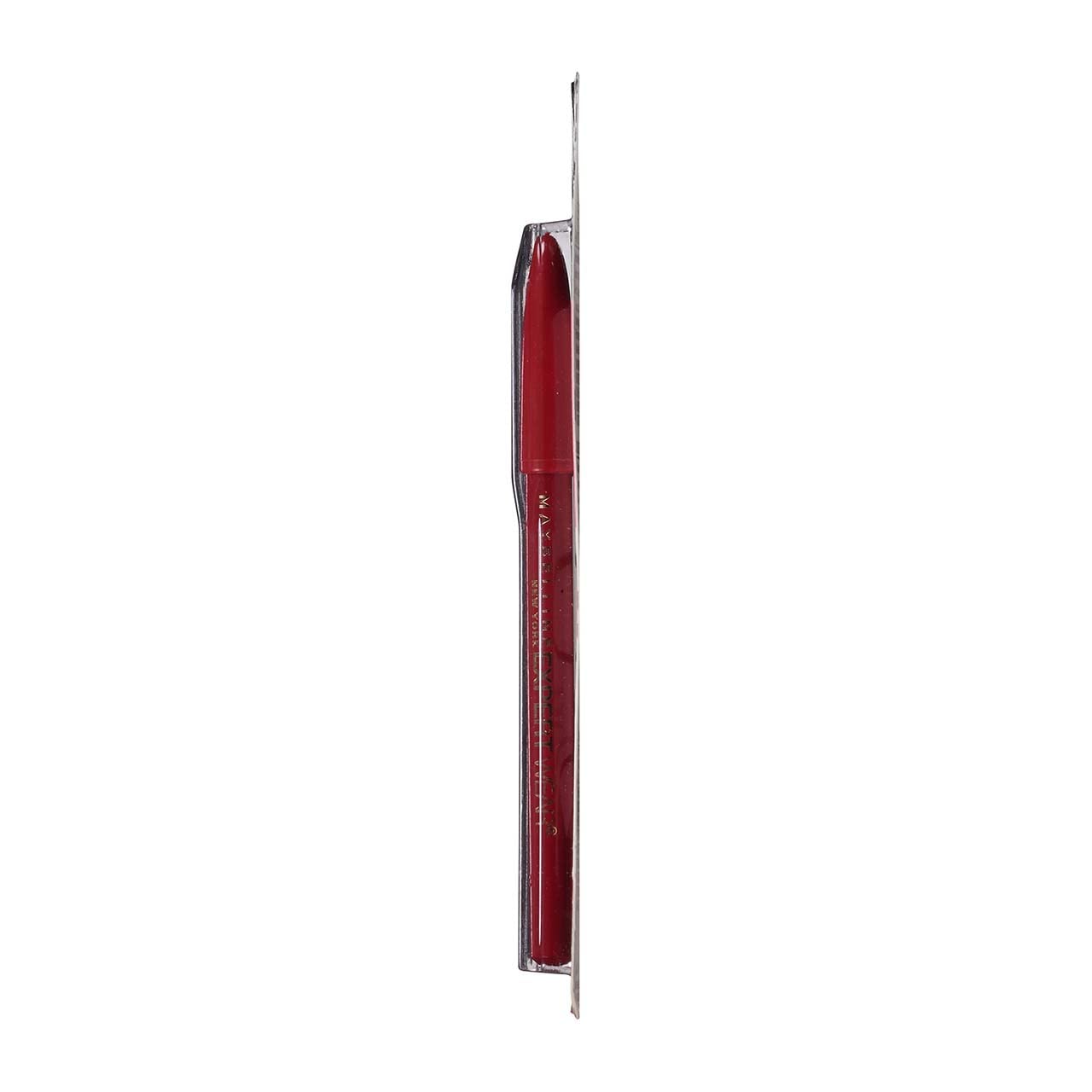 Maybelline Expert Eyes wood barrel emphasizing durable easy-to-apply brow eyeliner use