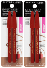 Maybelline Expert Wear Twin Brow & Eye Pencil Blonde pack-2 for dual brow and eye use