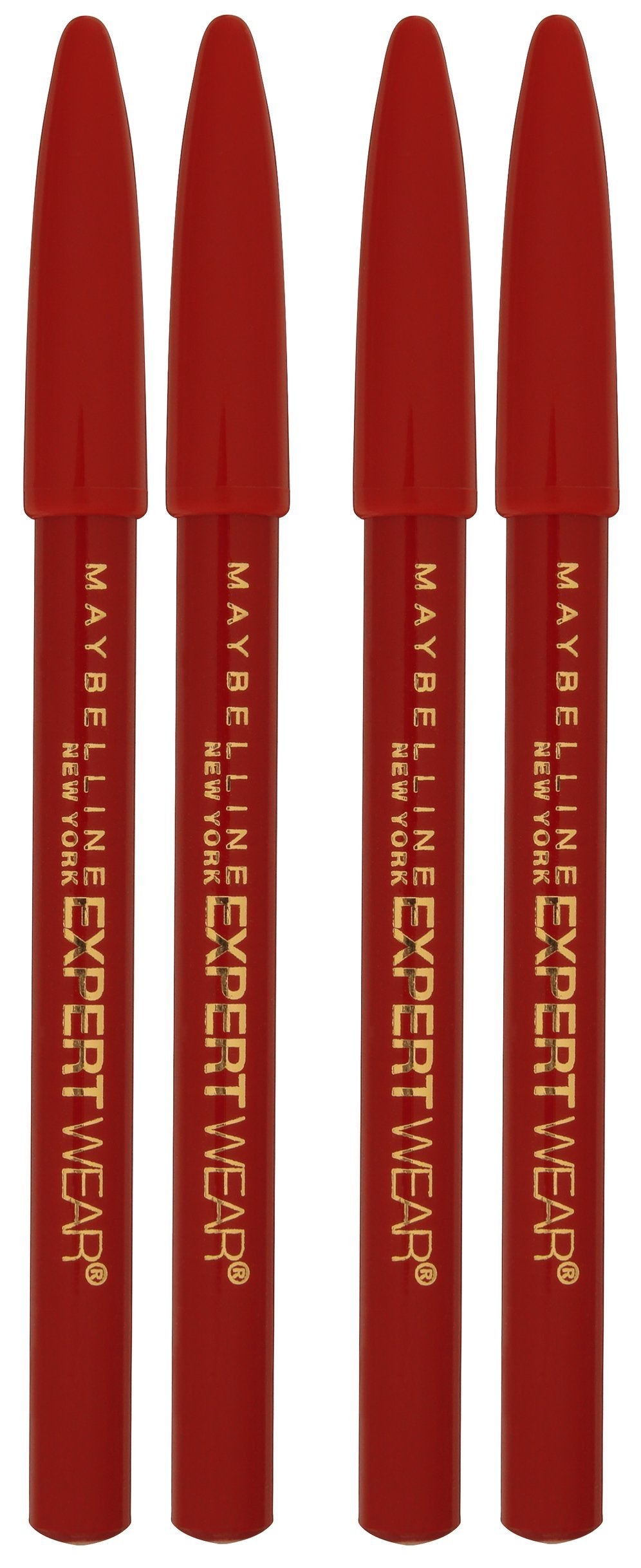 Maybelline Expert Wear Twin Brow and Eye Pencil dual-use illustration of brow shaping and eye lining.