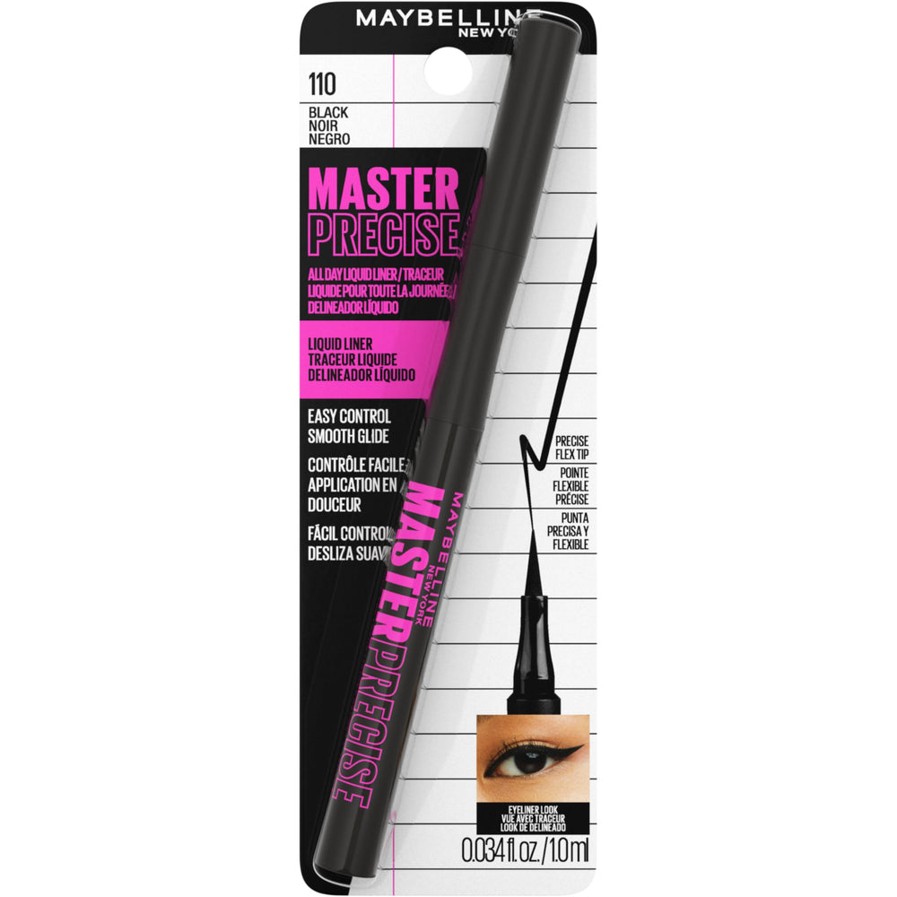 Maybelline Eyestudio graphic-wing look made easier with precision tip.