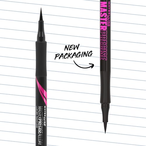 Maybelline Eyestudio Master Precise eyeliner with no-slip grip steadies application.
