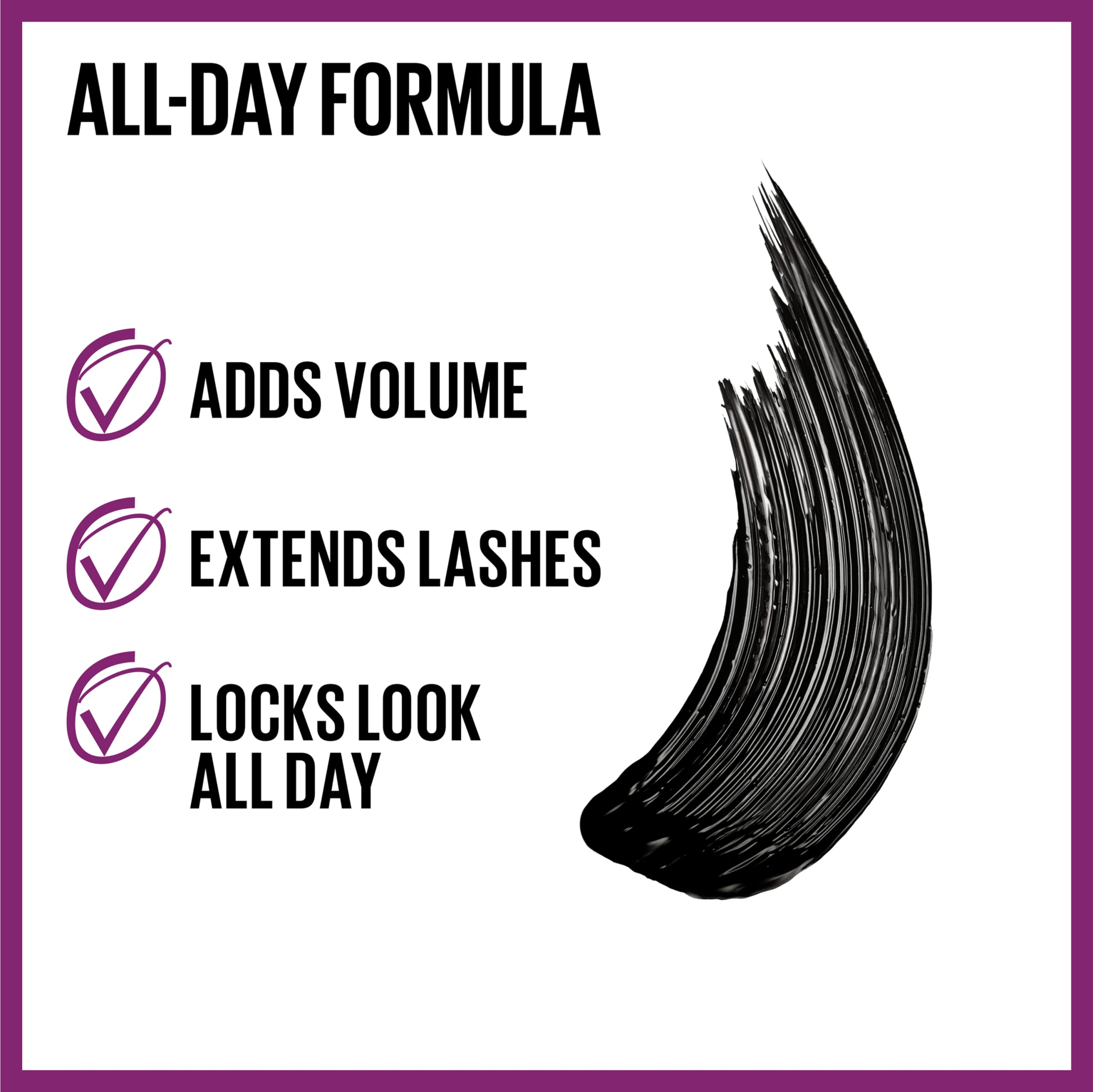 Maybelline Falsies Waterproof Mascara provides long-lasting, smudge-resistant definition for all-day wear