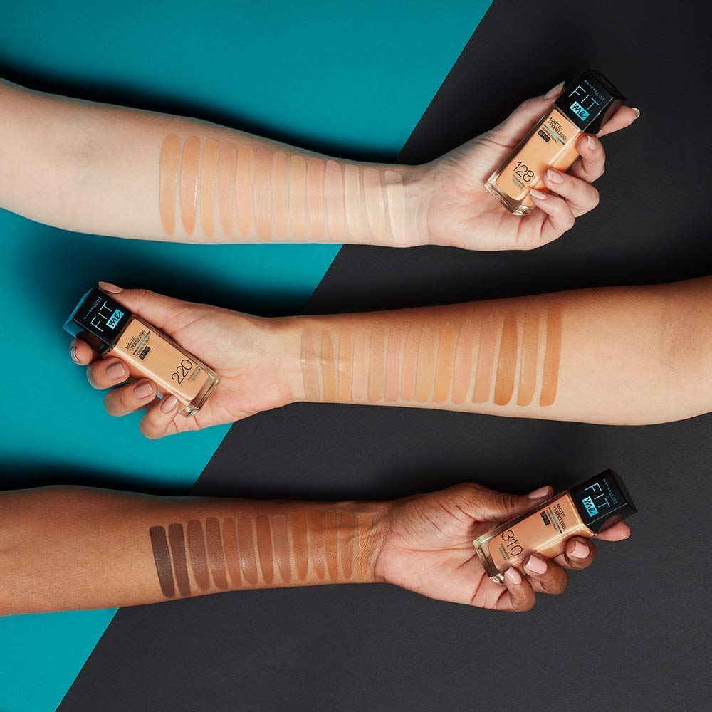Maybelline Fit Me offers a broad shade range for better matching.