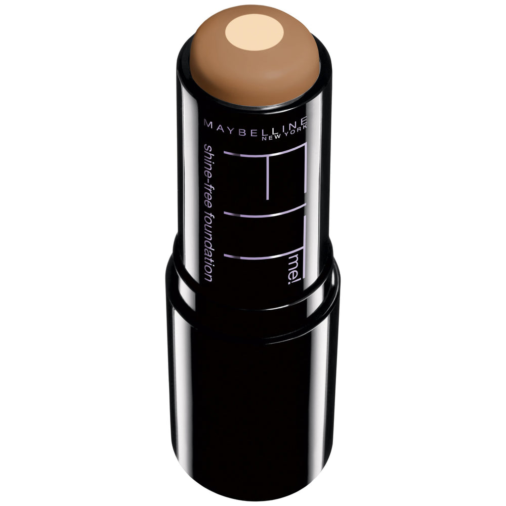 Maybelline Fit Me Oil-Free Stick Foundation 355 Coconut application delivers shine-free, lightweight coverage.