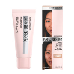 Maybelline Instant Age Rewind 4-In-1 Matte Makeup blurring pores during application