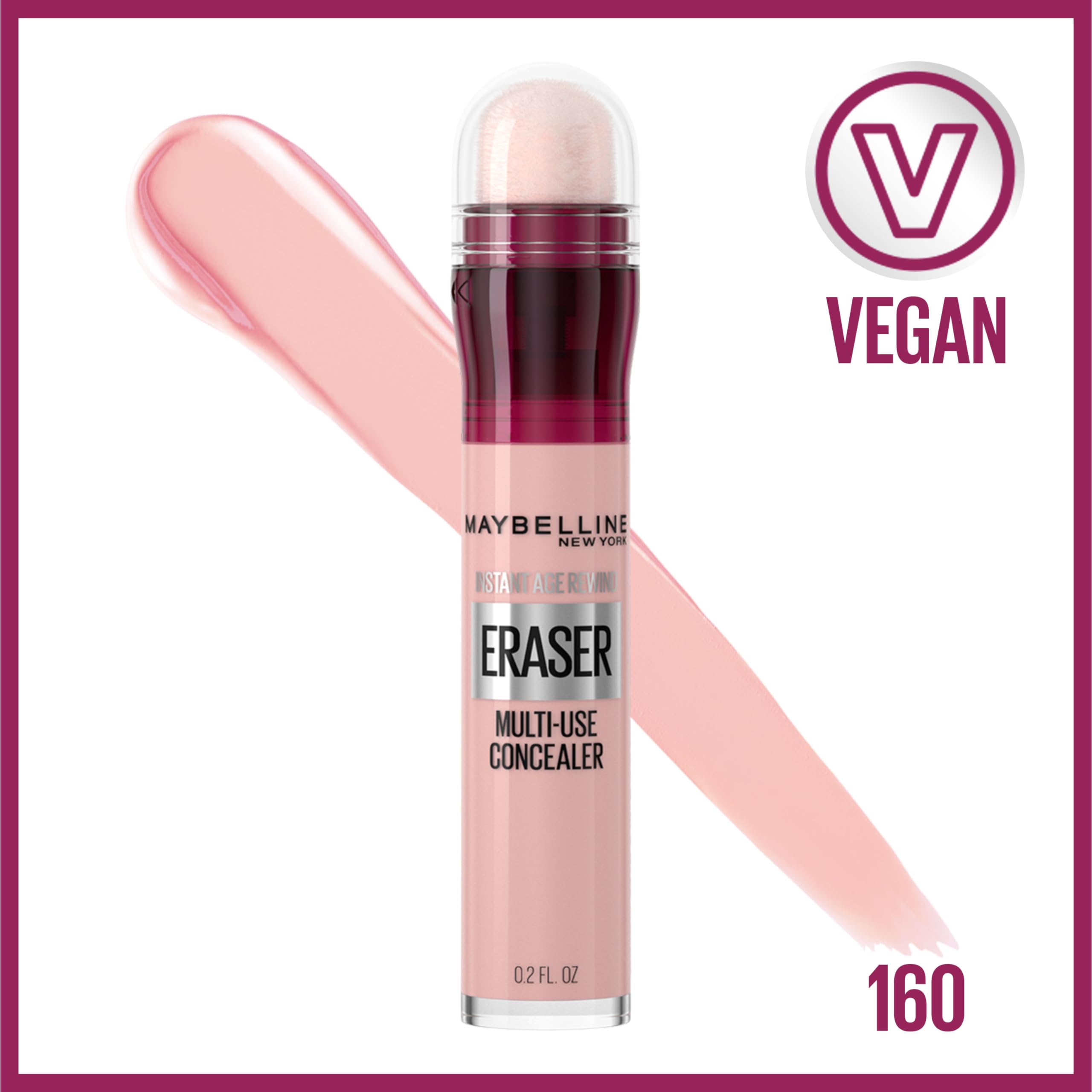 Maybelline Instant Age Rewind applicator sponge enables effortless under-eye blending.