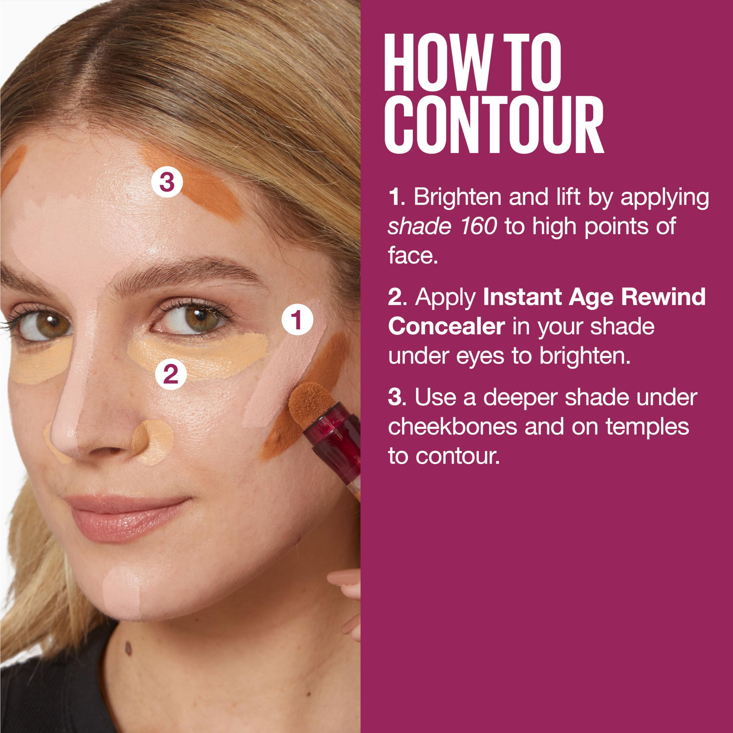 Maybelline Instant Age Rewind concealer packaging varies across shipments.