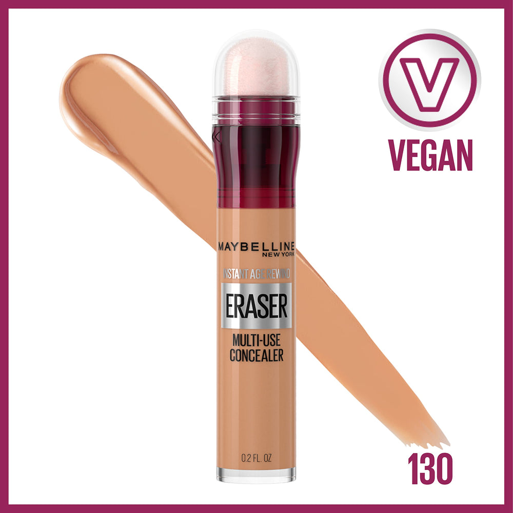 Maybelline Instant Age Rewind under-eye application brightens tired-looking eyes.