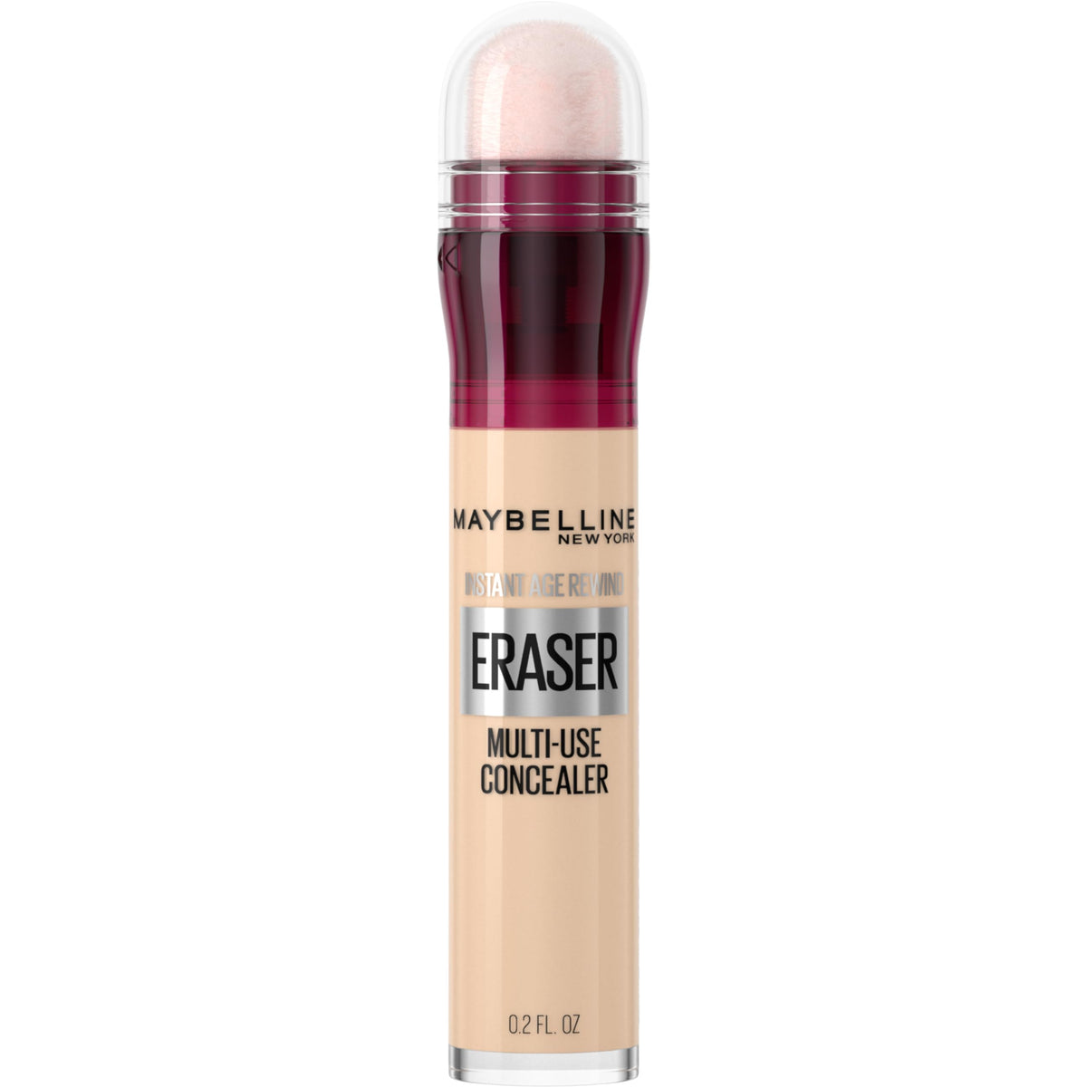 Maybelline Instant Age Rewind concealer under-eye application brightens tired-looking skin.