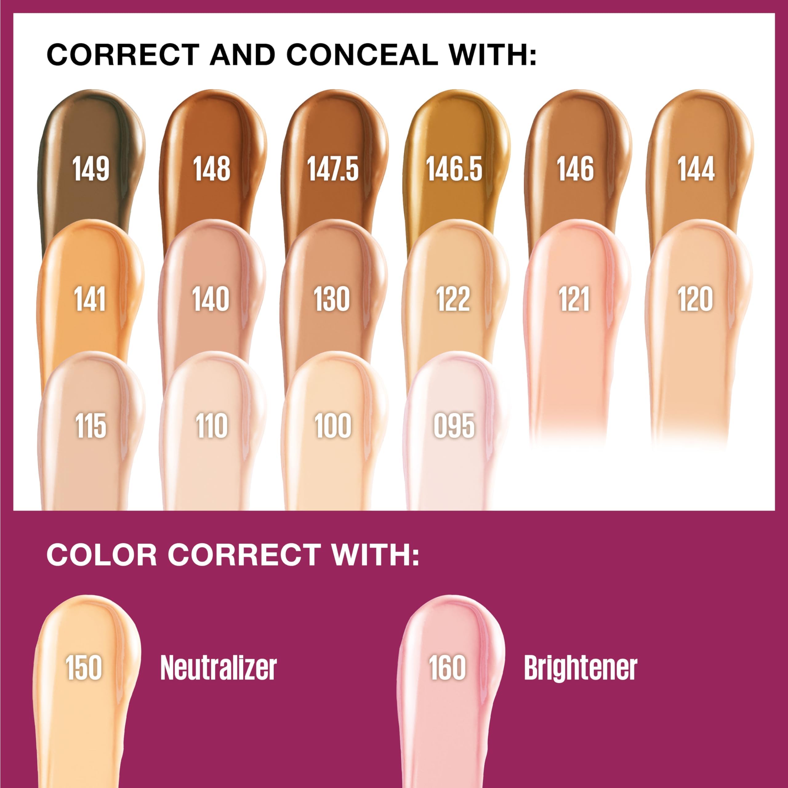 Maybelline Instant Age Rewind dark circles before and after glow