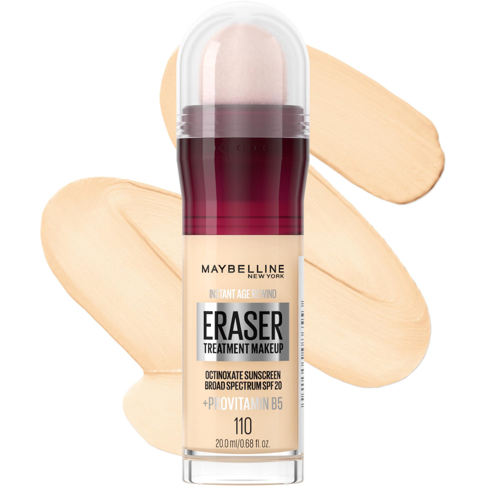 Maybelline Instant Age Rewind Eraser bottle shown for everyday wear