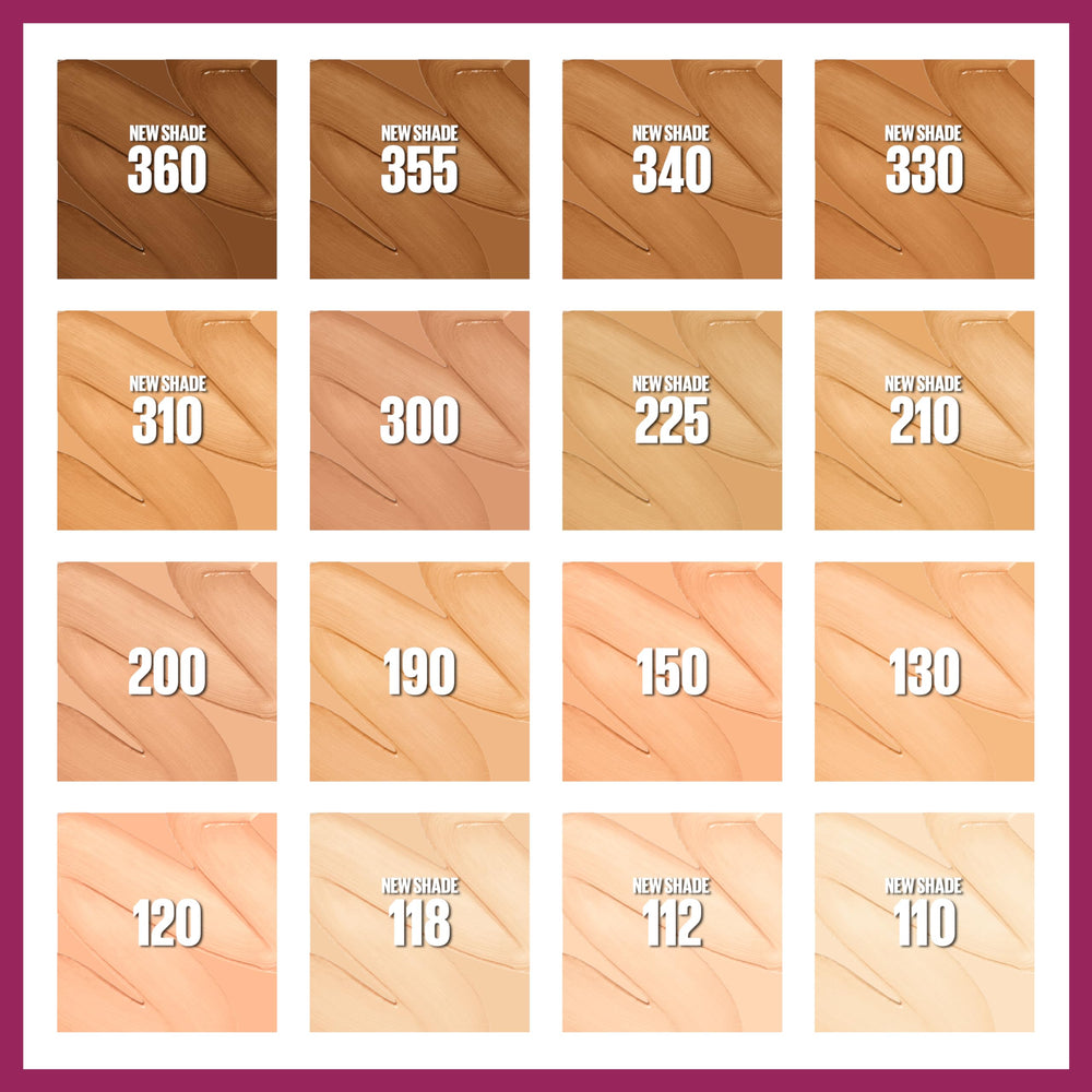 Maybelline Instant Age Rewind Eraser Foundation shade 130 swatch for medium skin tones