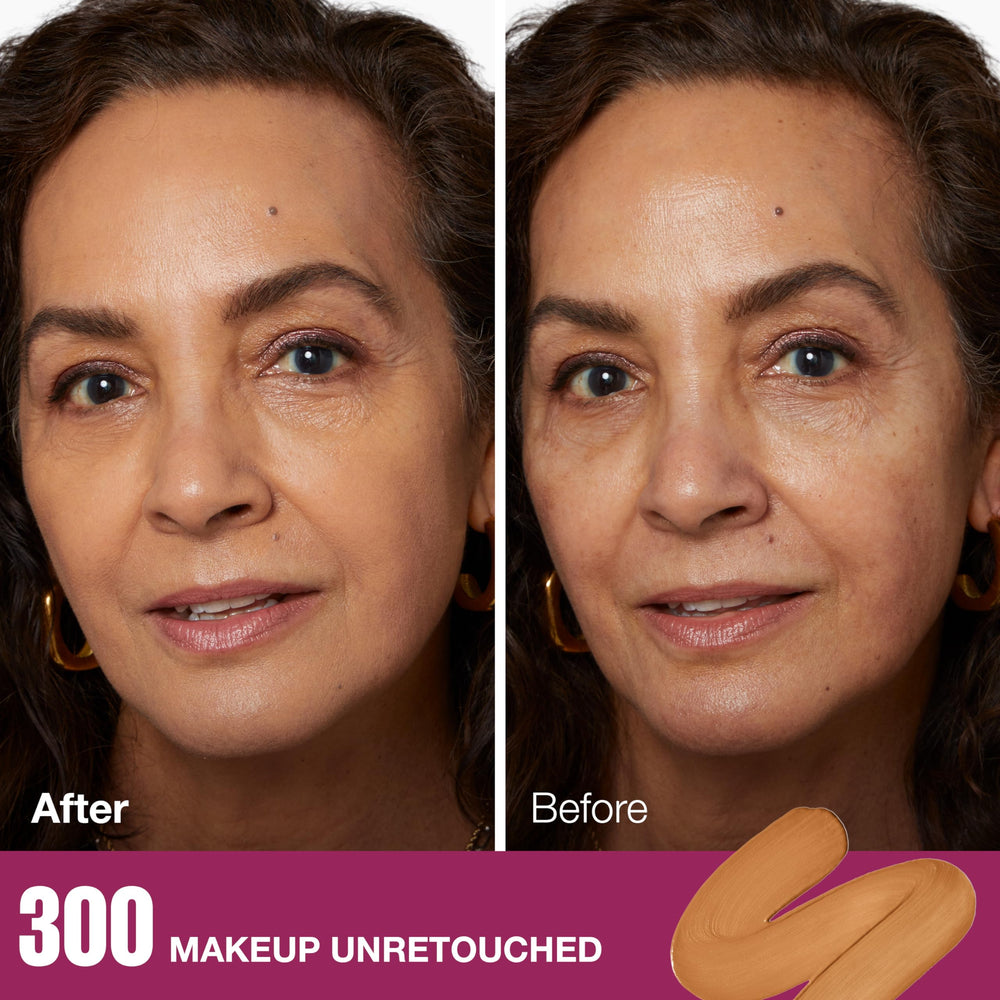 Maybelline Instant Age Rewind Eraser sponge close-up for seamless blending.