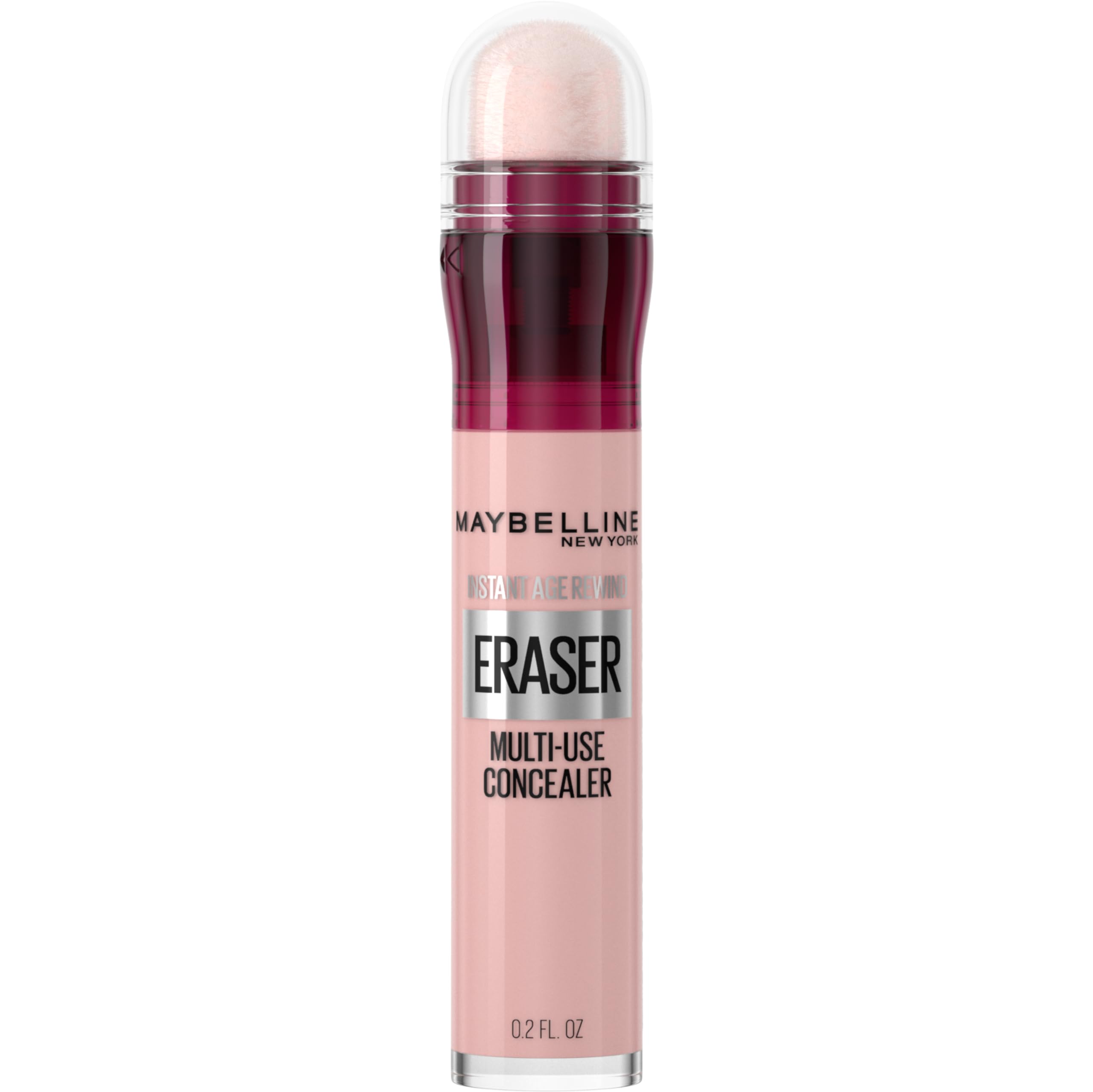 Maybelline Instant Age Rewind eraser under-eye shows quick brightening for dark circles.