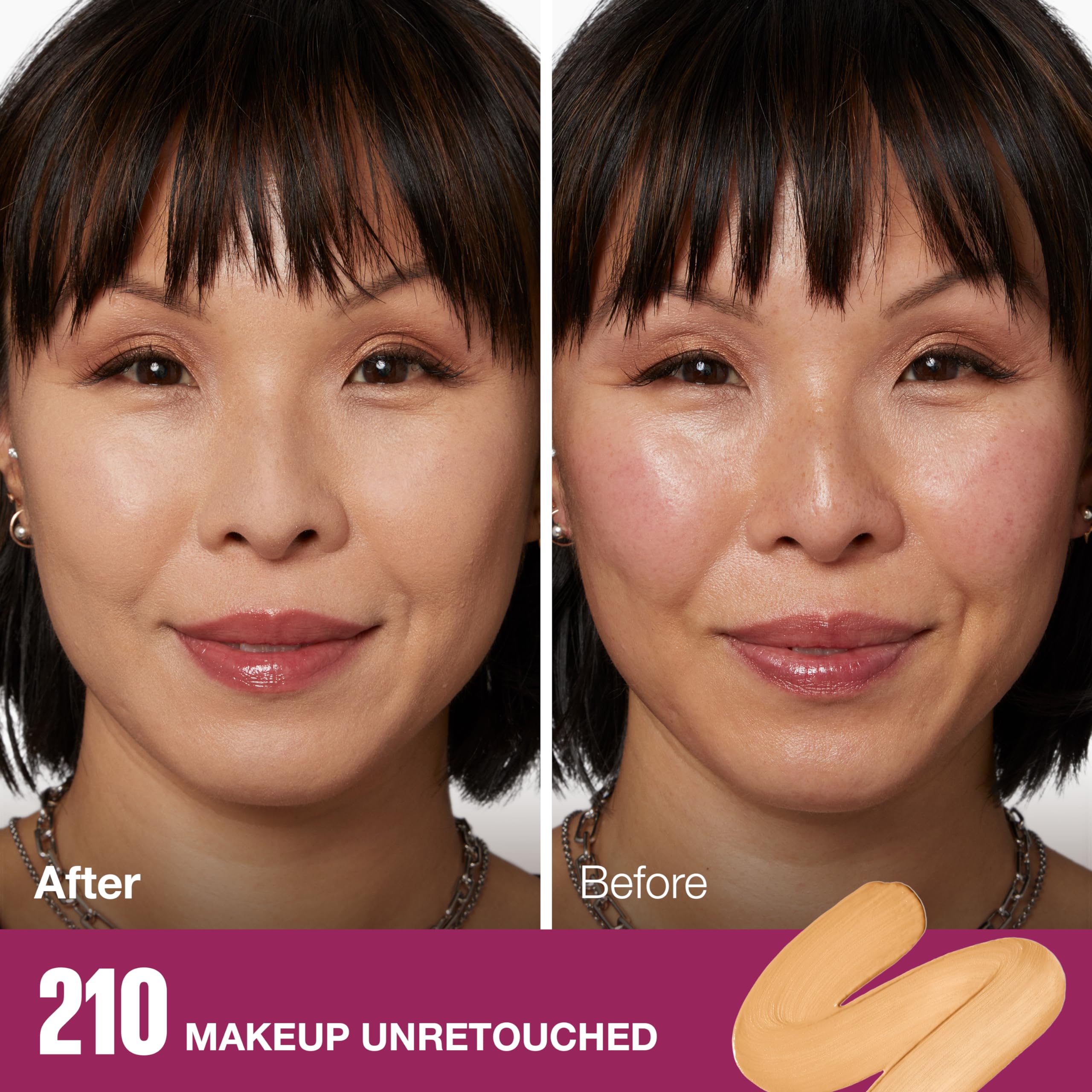 Maybelline Instant Age Rewind sponge-tip applicator enables easy coverage