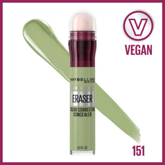 Maybelline Instant Eraser concealer sponge tip close-up shows easy on-the-go blending.