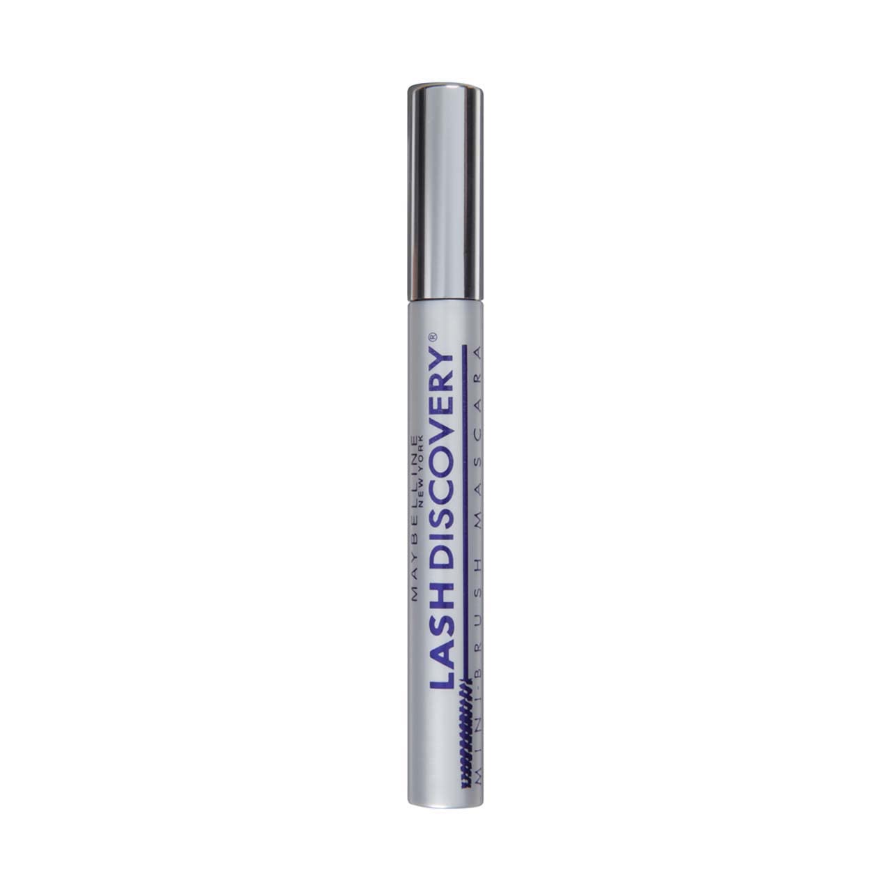 Maybelline Lash Discovery mini brush close-up enables precise corner-to-corner lifting.