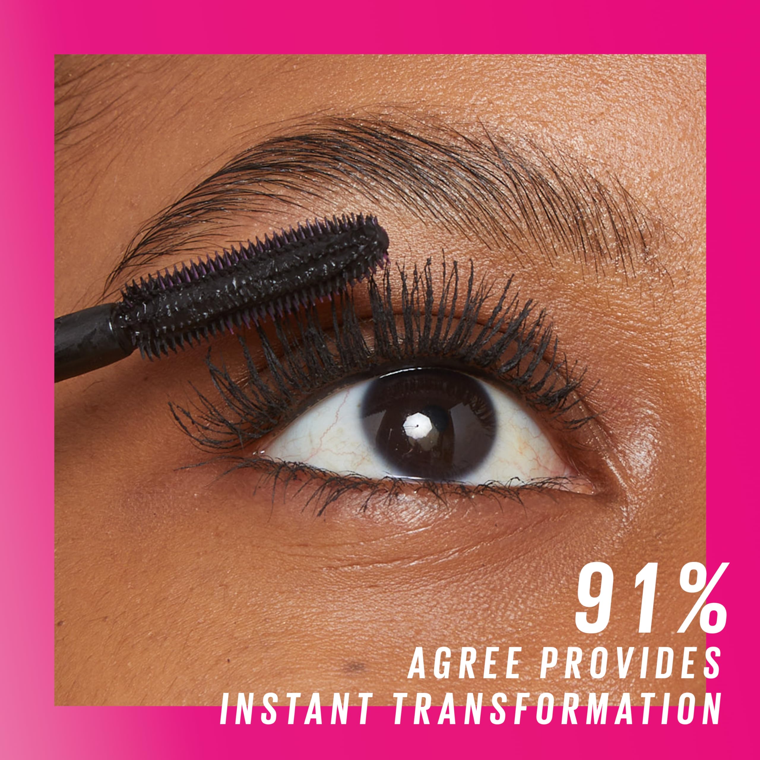 Maybelline Lash Sensational Firework final look after wear.