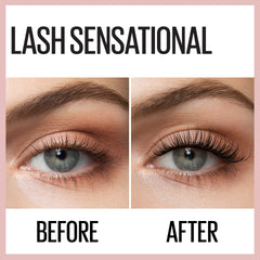 MAYBELLINE Lash Sensational: efecto sin grumos para un acabado limpio y definido.