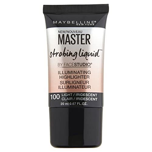 Maybelline Master Strobing Liquid Highlighter mixed with primer for outer glow under makeup.