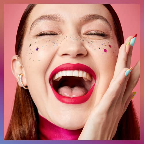 Party ready lips in a vivid Maybelline Super Stay Matte Ink shade