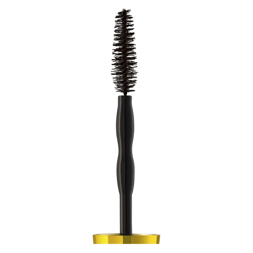 Maybelline mascara on lashes showing root-to-tip volume