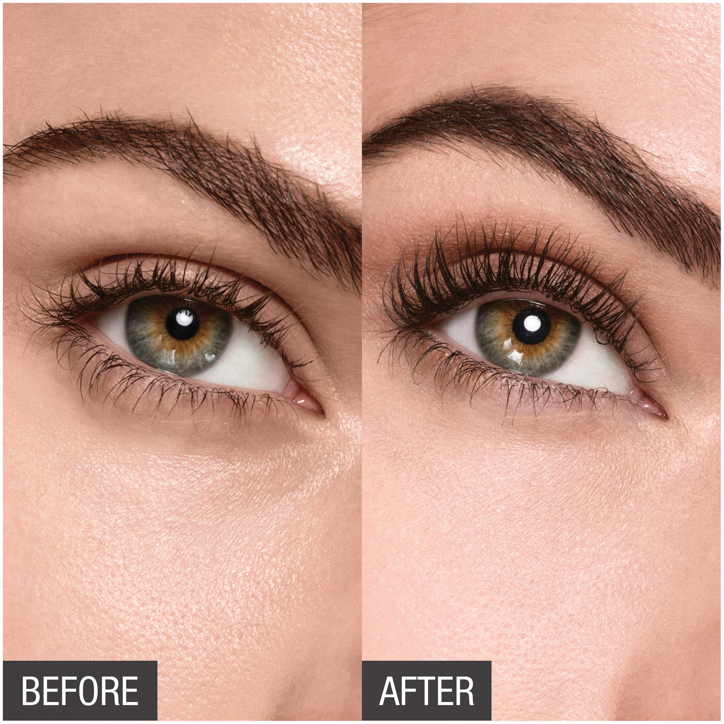 Maybelline Snapscara tube-removal technique shown for clean wash-off with warm water.